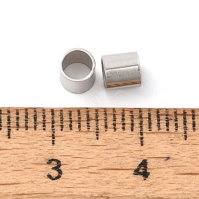 Rhodium Plated 925 Sterling Silver Crimp Beads STER-Z006-01F-P-1