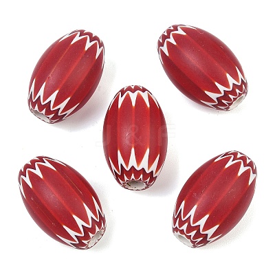 Handmade Millefiori Glass Beads GL-CBAAE72-01B-1