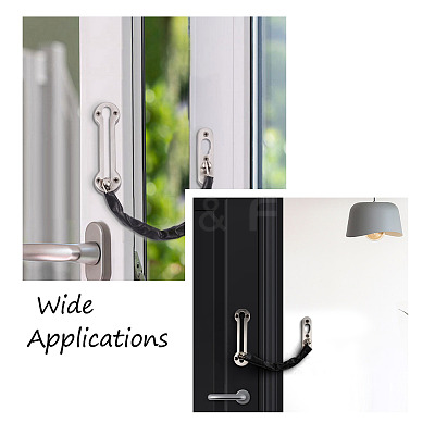 Stainless Steel Swing Bar Door Lock X1-SW-TAC0002-02E-1