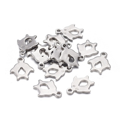 Non-Tarnish 201 Stainless Steel Charms STAS-F255-014P-1