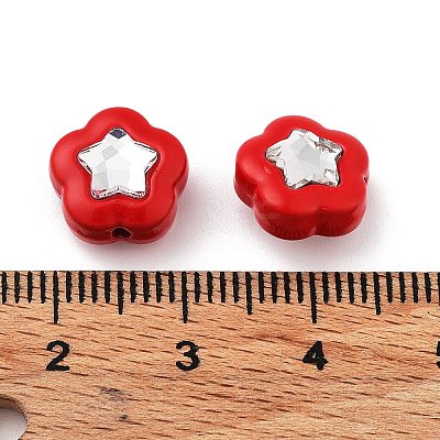 Spray Painted Alloy Bead PALLOY-H134-24-1