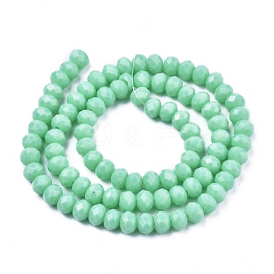 Opaque Solid Color Glass Beads Strands LS-EGLA-A034-P2mm-D14-1