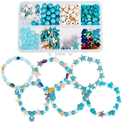 DIY Gemstone Bracelet Making Kit DIY-SC0019-95-1