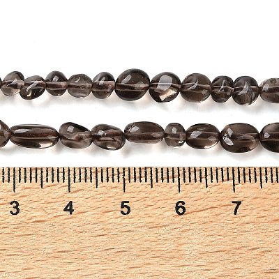 Natural Ice Obsidian Beads Strands G-C268-A07-6x8mm-1