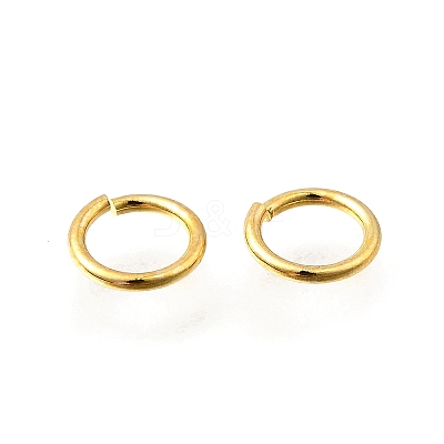 Brass Open Jump Rings KK-B147-03F-G-1
