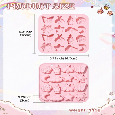 16 Farmer's Countryside Theme 8 Different Pattern Shapes Silicone Mold Chocolate Mold Cake Mold ST-CJ0007-05-1