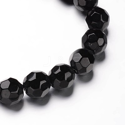 Faceted(32 Facets) Round Glass Bead Strands GLAA-M031-02-8mm-1