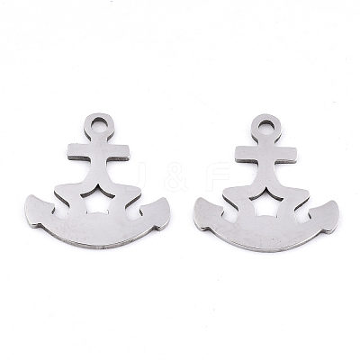 Non-Tarnish 201 Stainless Steel Pendants STAS-S081-051-1