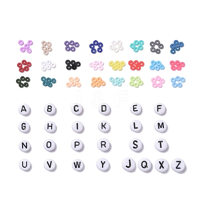 DIY Beads Jewelry Kits DIY-JQ0001-07-4mm-1