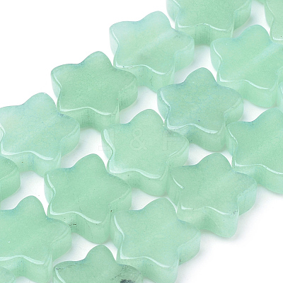 Natural White Jade Beads Strands G-R451-08F-1