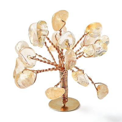 Natural Citrine Chips Display Decorations G-Z016-13B-1