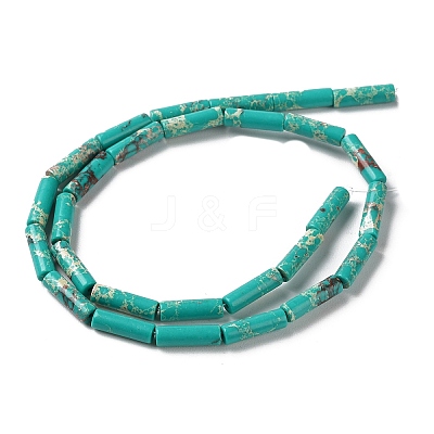 Synthetic Imperial Jasper Dyed Beads Strands G-D077-B01-04-1