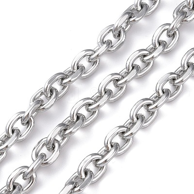 Oval Oxidation Aluminum Cable Chains CHA-K003-01P-1