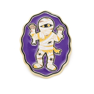 Mummy Enamel Pins JEWB-H033-05C-G-1