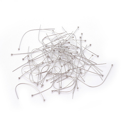 Tarnish Resistant 304 Stainless Steel Ball Head Pins X-STAS-E452-01P-A-1