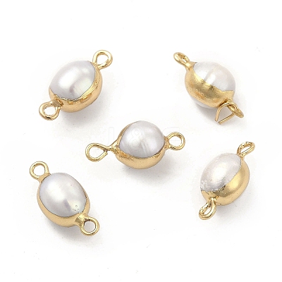 Natural Pearl Connector Charms LS-PEAR-P004-50G-1