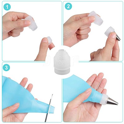Plastic Icing Piping Bag Nozzle Converter KY-SP0001-42B-1