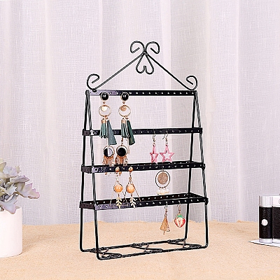 4-Tier Iron Earring Display Stands PW-WG33452-01-1