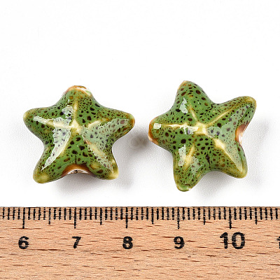 Handmade Porcelain Beads PORC-N008-09J-1