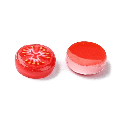 Fruit Series Opaque Resin Cabochons CRES-Q006-01F-1