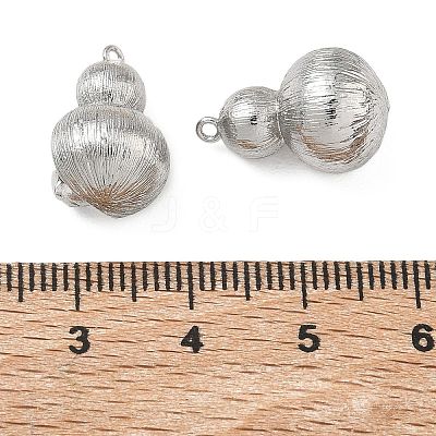 Textured Brass Pendants KK-C172-19P-1