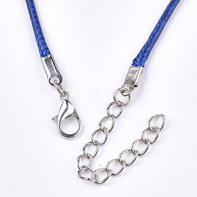 Waxed Cord Necklace Making X-NCOR-T001-26-1