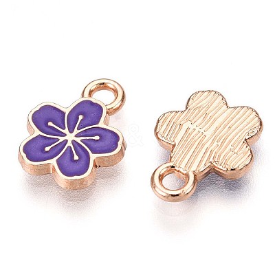 Alloy Enamel Charms ENAM-T022-07E-1