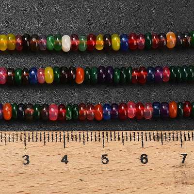 Natural Agate Beads Strands G-L635-A01-4x2mm-02-1