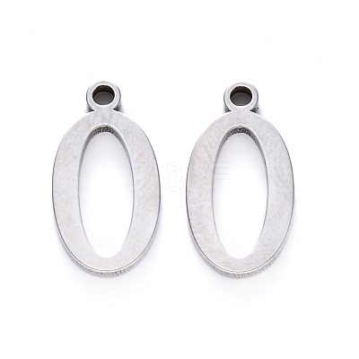 Tarnish Resistant 201 Stainless Steel Charms STAS-R108-00-1