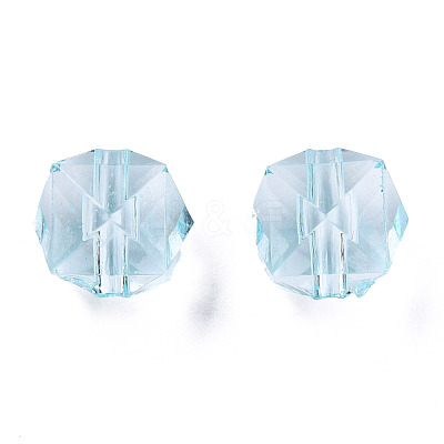 Transparent Acrylic Beads TACR-Q259-8mm-V38-1