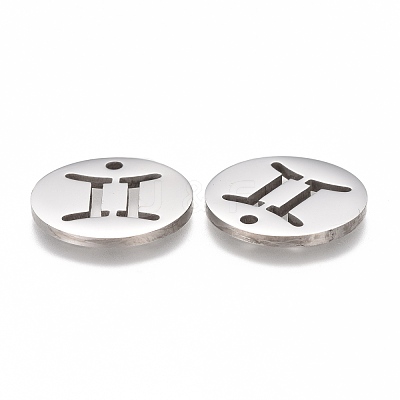 Tarnish Resistant 201 Stainless Steel Pendants STAS-Z001-B-06P-1