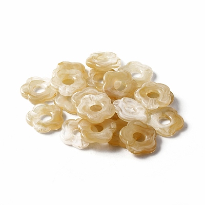 Acrylic Beads LS-MACR-WH0007-26E-1
