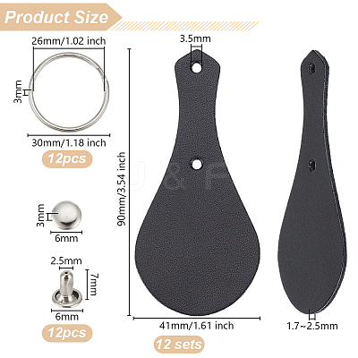 DIY Keychain Making Kits DIY-OC0013-16C-1