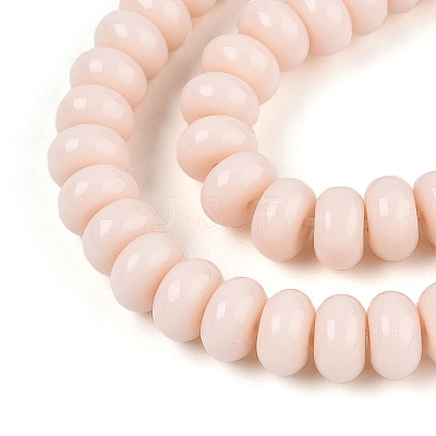 Opaque Spray Painted Glass Beads X-GLAA-ZX008-8mm-18H-1