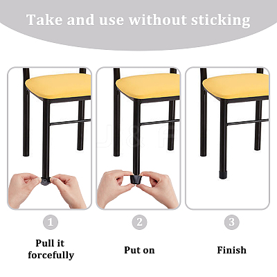 20Pcs PVC Chair Leg Floor Protectors FIND-GF0003-37-1