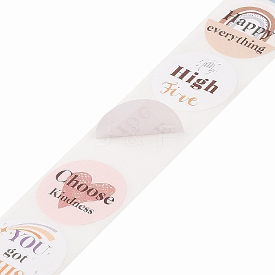 500Pcs Award Paper Self-Adhesive Stickers AJEW-S089-10A-1