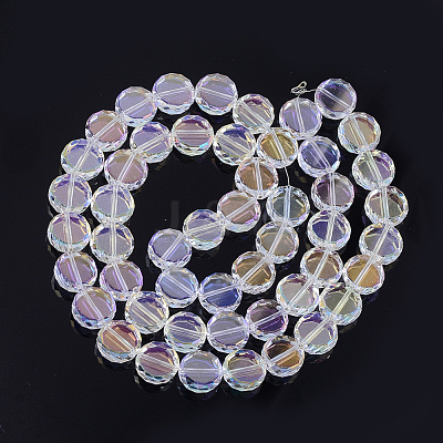 Electroplate Glass Beads Strands EGLA-S176-6A-A01-1