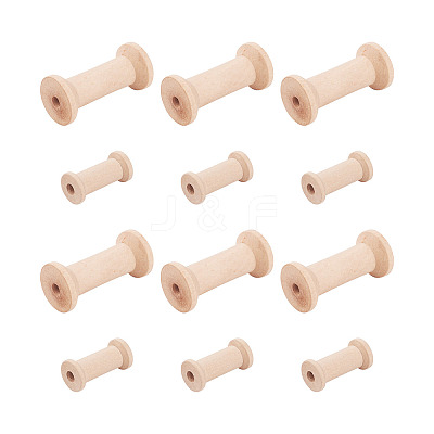 Solid Wood Sewing Embroidery Thread Spool ODIS-TA0001-03-1