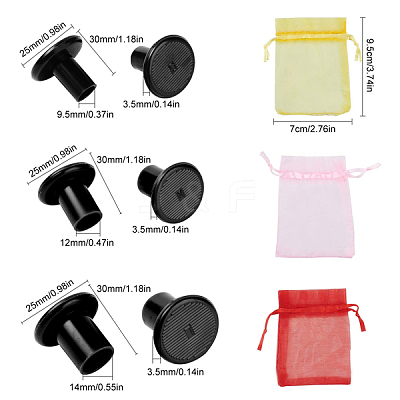 15 Pairs 3 Size TPU(Thermo Plastic Urethanes) High Heel Protectors FIND-GF0001-47A-1