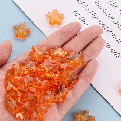 Transparent Acrylic Beads TACR-S154-32B-84-1