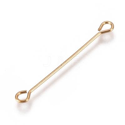 Ion Plating(IP) 304 Stainless Steel Eye Pins STAS-L247-007C-G-1