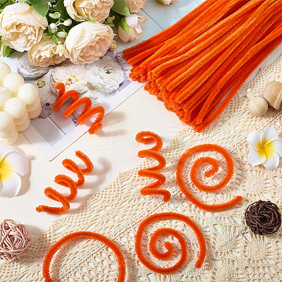 100Pcs DIY Plush Sticks FIND-SP0004-72G-1