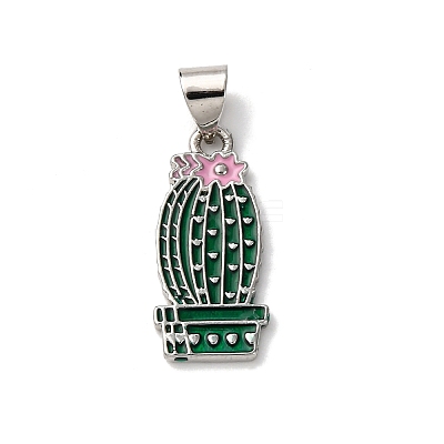 Brass Enamel Pendants FIND-I054-01E-P-1