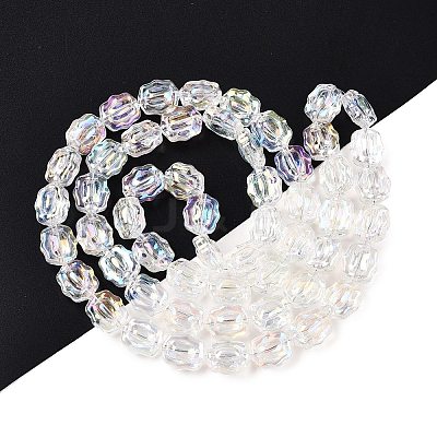Electroplate Glass Beads Strands EGLA-T021-05A-1