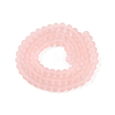 Transparent Glass Beads Strands EGLA-A044-T6mm-MD22-1