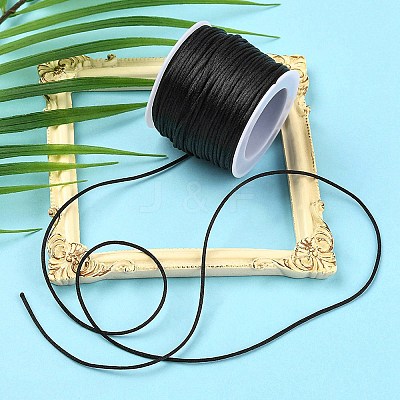 30M Nylon Satin Rattail Cords NWIR-YW0001-04-02-1