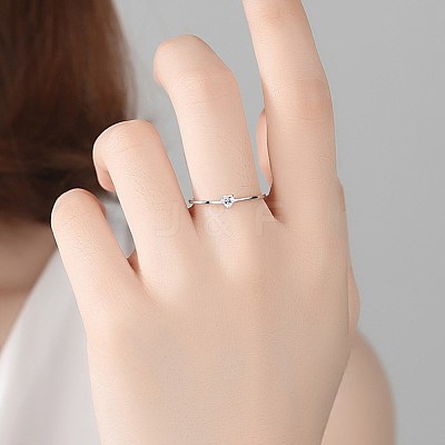 925 Sterling Silver Finger Rings RJEW-BB35547-9P-1