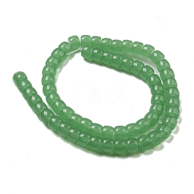 Imitation Jade Glass Beads Strands GLAA-NH0002-A03-1