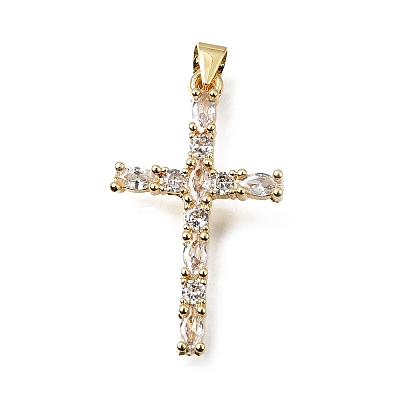 Easter Brass Pave Cubic Zirconia Pendants CU-E002-01C-G07-1