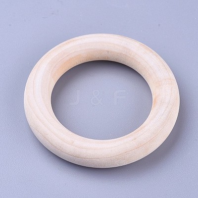 Unfinished Wood Linking Rings LS-X-WOOD-F002-01-55mm-1